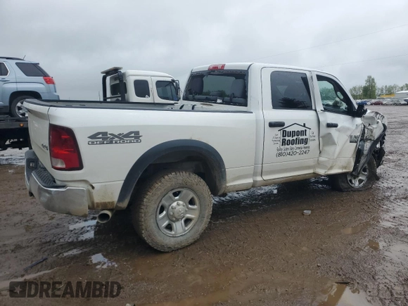 2018 Ram 2500 Tradesman z VIN 3C6UR5CL4JG368230, wystawiony jako Copart lot #56683775 z przebiegiem 185 542 mil mil oraz Czysty tytuł • Clean title. Historia ofert i sprzedaży dostępna na DreamBid. Obrazek 3.