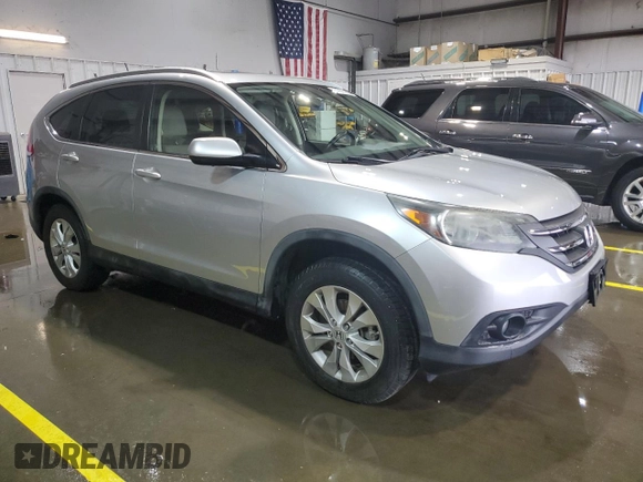 2012 Honda CR-V EX-L with VIN JHLRM4H75CC027317, listed as a Copart auction lot 51216285 with 127,586 mi miles and Salvage Title. Bid and sale history available at carsss.com. Image 4.