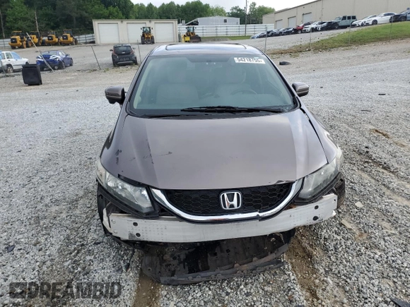 2015 Honda Civic EX-L z VIN 19XFB2F91FE059094, wystawiony jako Copart lot #54218755 z przebiegiem Nie podano mil oraz Szkoda całkowita • Salvage title. Historia ofert i sprzedaży dostępna na DreamBid. Obrazek 5.