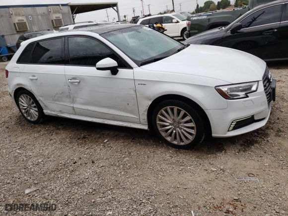 2017 Audi A3 Sportback e-tron Premium with VIN WAUUPBFF4HA054280, listed as a Copart auction lot 54023604 with 84,007 mi miles and Salvage Title. Bid and sale history available at carsss.com. Image 4.