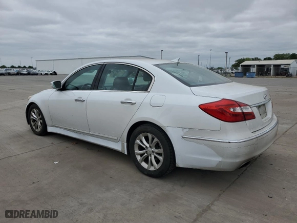 2013 Hyundai Genesis 3.8L with VIN KMHGC4DDXDU237163, listed as a Copart auction lot 53838145 with 96,928 mi miles and Salvage Title. Bid and sale history available at carsss.com. Image 2.