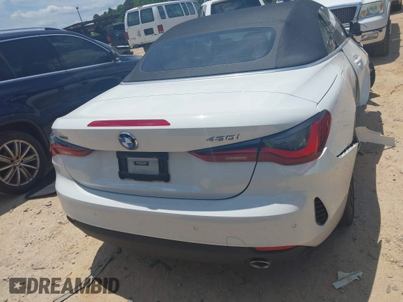 2023 BMW 4 Series 430i xDrive with VIN WBA43AT04PCM23292, listed as a IAAI auction lot 42465765 with 17,376 mi miles and . Bid and sale history available at DreamBid. Image 16.