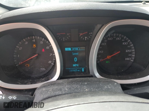 2016 Chevrolet Equinox LT with VIN 2GNALCEK7G6147884, listed as a Copart auction lot 52545355 with 137,435 mi miles and Salvage Title. Bid and sale history available at DreamBid. Image 9.