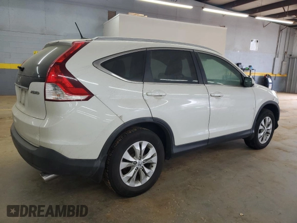 2012 Honda CR-V EX-L with VIN 5J6RM4H74CL016803, listed as a Copart auction lot 51206085 with 180,084 mi miles and Salvage Title. Bid and sale history available at carsss.com. Image 3.
