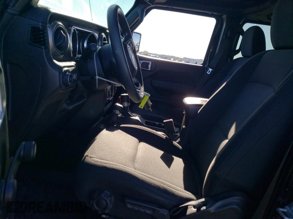 2022 Jeep Wrangler Unlimited Willys with VIN 1C4HJXDN5NW195192, listed as a Copart auction lot 80889294 with 50,847 mi miles and Salvage title. Bid and sale history available at DreamBid. Image 7.