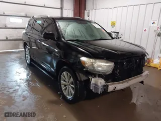 2009 Toyota Highlander Hybrid Limited with VIN JTEEW44A192035643, listed as a IAAI auction lot 41330015 with 200,839 mi miles. Bid and sale history available at carsss.com. Image 1.