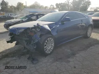2013 Cadillac CTS Coupe with VIN 1G6DA1E34D0111456, listed as a Copart auction lot 77748444 with 135,683 mi miles and Salvage Title. Bid and sale history available at carsss.com. Image 1.