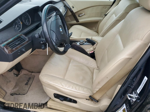 2006 BMW 5 Series 530xi with VIN WBANF735X6CU20504, listed as a Copart auction lot 44840125 with 122,594 mi miles and Clean Title. Bid and sale history available at carsss.com. Image 7.