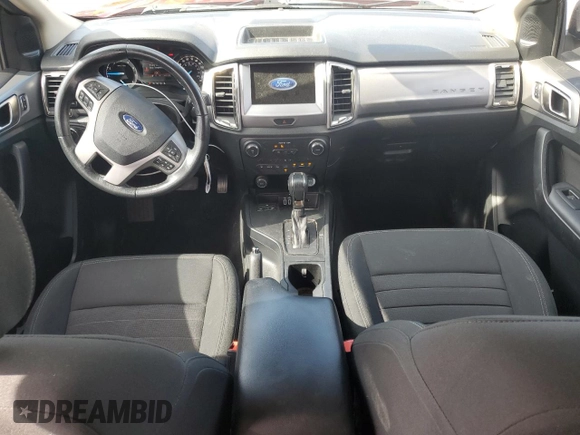 2019 Ford Ranger XL with VIN 1FTER4EH0KLB16124, listed as a Copart auction lot 54901015 with 52,972 mi miles and Salvage title. Bid and sale history available at DreamBid. Image 8.