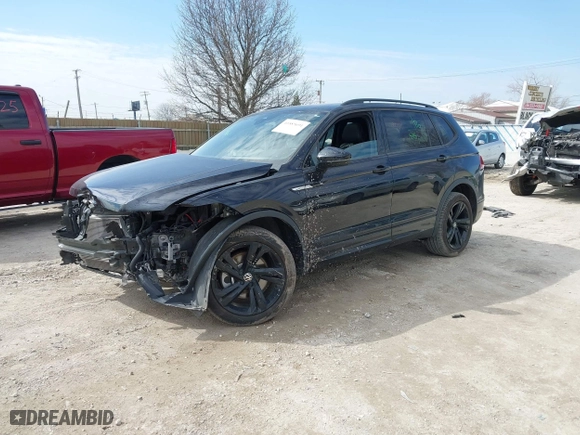 2023 Volkswagen Tiguan SE R-Line Black with VIN 3VV8B7AX4PM019421, listed as a IAAI auction lot 41885691 with 36,332 mi miles. Bid and sale history available at carsss.com. Image 21.