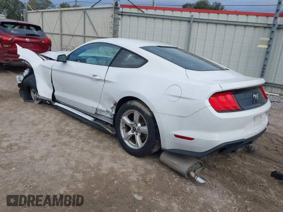 2018 Ford Mustang EcoBoost with VIN 1FA6P8TH2J5137411, listed as a IAAI auction lot 41321511 with 67,020 mi miles and . Bid and sale history available at carsss.com. Image 3.