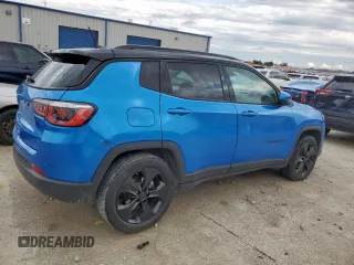 2019 Jeep Compass Latitude with VIN 3C4NJCBB0KT715532, listed as a Copart auction lot 55669805 with 78,036 mi miles and Salvage title. Bid and sale history available at DreamBid. Image 3.