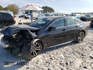 2019 Acura TLX w/Technology Pkg with VIN 19UUB2F41KA008088, listed as a Copart auction lot 50842625 with 54,983 mi miles and Salvage Title. Bid and sale history available at carsss.com. Image 1.
