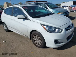 2013 Hyundai Accent GL with VIN KMHCT5AEXDU108969, listed as a IAAI auction lot 41959094 with 159,933 mi miles. Bid and sale history available at carsss.com. Image 1.