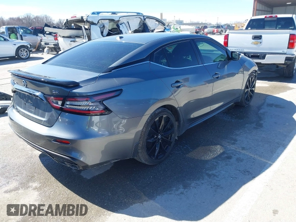 2019 Nissan Maxima SV with VIN 1N4AA6AV0KC360617, listed as a IAAI auction lot 41723765 with 93,691 mi miles and . Bid and sale history available at DreamBid. Image 4.