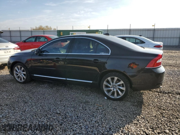 2013 Volvo S80 T6 with VIN YV1902AH0D1172403, listed as a Copart auction lot 82343234 with 128,092 mi miles and Salvage Title. Bid and sale history available at carsss.com. Image 2.
