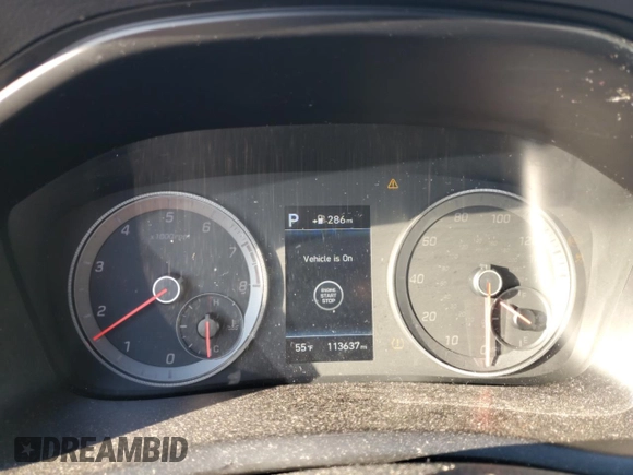 2018 Hyundai Sonata Sport Plus with VIN 5NPE34AF5JH716386, listed as a Copart auction lot 43592455 with 113,637 mi miles and Salvage Title. Bid and sale history available at DreamBid. Image 9.