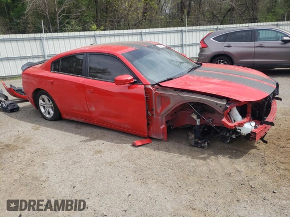 2022 Dodge Charger SXT with VIN 2C3CDXBG7NH194764, listed as a Copart auction lot 50421475 with 34,390 mi miles and Salvage Title. Bid and sale history available at DreamBid. Image 4.