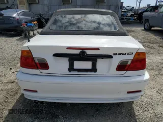2001 BMW 3 Series 330Ci with VIN WBABS53401JU86736, listed as a Copart auction lot 49316555 with 0 mi miles and Salvage Title. Bid and sale history available at carsss.com. Image 6.