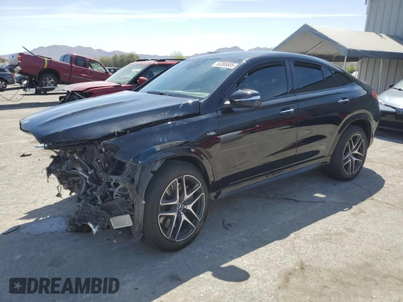 2024 Mercedes-Benz GLE 53 AMG with VIN 4JGFD6BB0RB109765, listed as a Copart auction lot 53395805 with 10,542 mi miles and Salvage title. Bid and sale history available at DreamBid. Image 1.