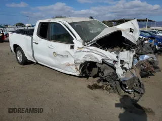 2021 Chevrolet Silverado 1500 LT with VIN 1GCRYDED9MZ114437, listed as a Copart auction lot 72253114 with Not Provided miles and Salvage Title. Bid and sale history available at DreamBid. Image 4.