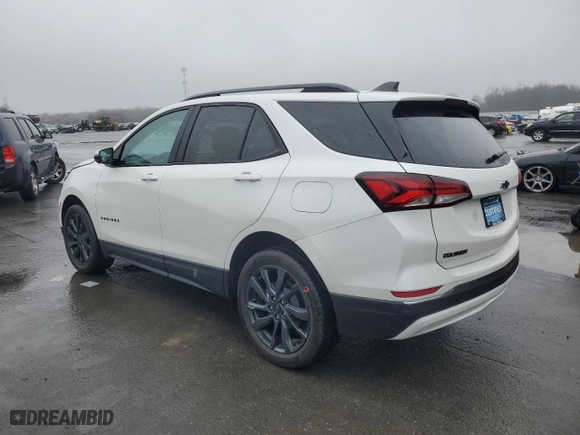 2022 Chevrolet Equinox RS with VIN 3GNAXWEV5NS105793, listed as a Copart auction lot 43912605 with 3,886 mi miles and Salvage Title. Bid and sale history available at carsss.com. Image 2.