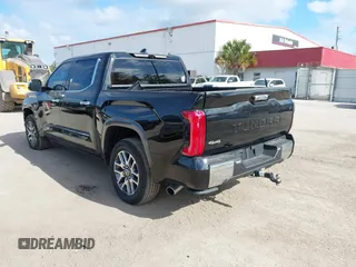 2024 Toyota Tundra 1794 Edition with VIN 5TFMA5DB2RX173868, listed as a IAAI auction lot 41149470 with 11,391 mi miles and . Bid and sale history available at DreamBid. Image 3.
