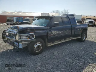 2001 Dodge Ram 3500 with VIN 1B7MC33711J607877, listed as a Copart auction lot 48243855 with 0 mi miles and Salvage Title. Bid and sale history available at carsss.com. Image 1.