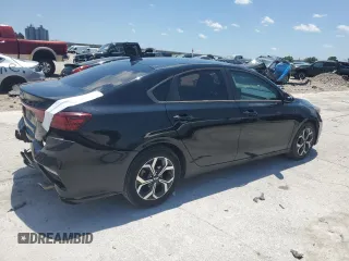 2021 Kia Forte LXS with VIN 3KPF24AD9ME269527, listed as a Copart auction lot 56896375 with 75,513 mi miles and Salvage title. Bid and sale history available at DreamBid. Image 3.