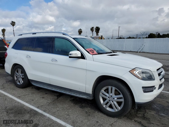 2016 Mercedes-Benz GL with VIN 4JGDF6EE0GA694700, listed as a Copart auction lot 46880893 with NaN miles. Bid and sale history available at carsss.com. Image 4.