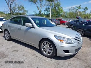 2011 Hyundai Genesis with VIN KMHGC4DF4BU130348, listed as a IAAI auction lot 41816459 with 151,650 mi miles. Bid and sale history available at carsss.com. Image 1.