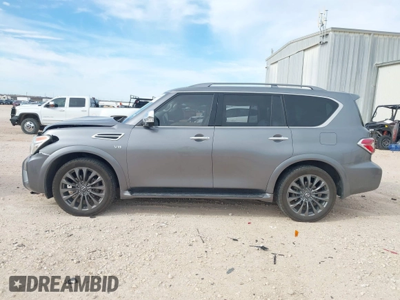 2020 Nissan Armada SL with VIN JN8AY2ND0L9106084, listed as a IAAI auction lot 41781320 with 72,131 mi miles. Bid and sale history available at carsss.com. Image 15.