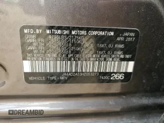2017 Mitsubishi Outlander ES с VIN JA4AD2A33HZ053273, выставлен на аукционе Copart как лот 54223745 с пробегом 277 221 миль миль и Чистый • Clean title. История ставок и продаж доступна на DreamBid. Изображение 12.