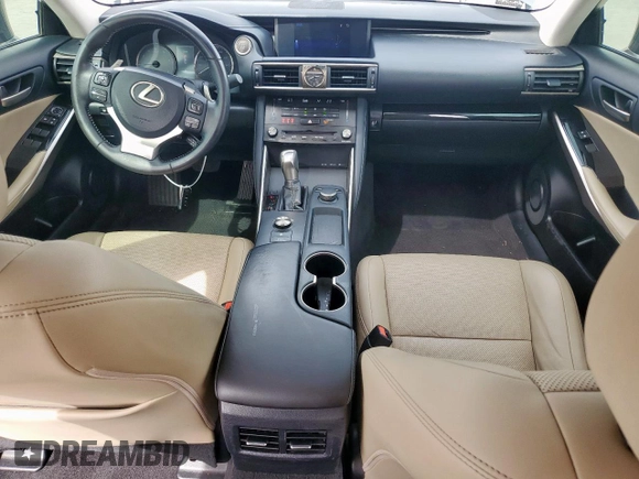 2017 Lexus IS 200t with VIN JTHBA1D22H5054971, listed as a Copart auction lot 48894975 with 100,996 mi miles and Salvage title. Bid and sale history available at DreamBid. Image 8.