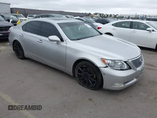 2007 Lexus LS 460 with VIN JTHBL46F575043327, listed as a IAAI auction lot 42201956 with 167,993 mi miles and . Bid and sale history available at DreamBid. Image 1.