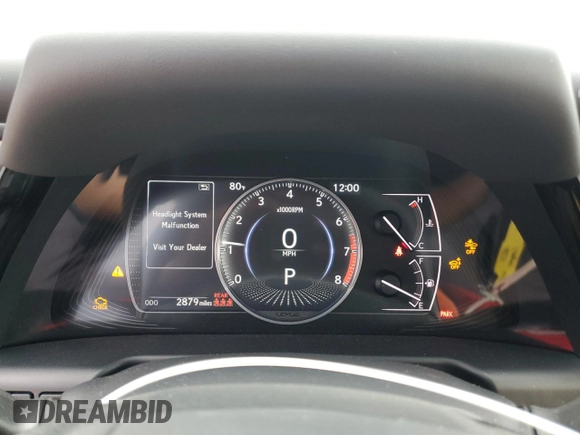 2024 Lexus ES 350 Ultra Luxury with VIN 58AFZ1B17RU179112, listed as a Copart auction lot 54231905 with 2,879 mi miles and Salvage title. Bid and sale history available at DreamBid. Image 9.