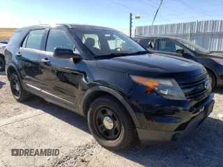 2014 Ford Utility Police Interceptor with VIN 1FM5K8AR0EGB27353, listed as a Copart auction lot 77555854 with 100,315 mi miles and Clean Title. Bid and sale history available at carsss.com. Image 4.