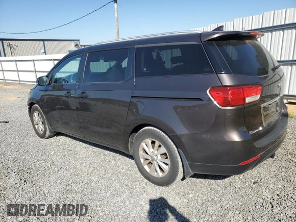 2015 Kia Sedona LX with VIN KNDMB5C10F6043501, listed as a Copart auction lot 52859205 with 197,040 mi miles and Salvage Title. Bid and sale history available at DreamBid. Image 2.