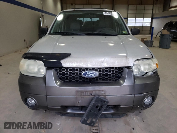 2006 Ford Escape XLT with VIN 1FMYU93166KC23099, listed as a Copart auction lot 48960915 with 188,336 mi miles and Salvage Title. Bid and sale history available at carsss.com. Image 5.