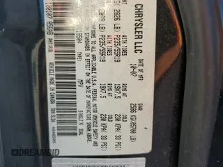 2008 Chrysler Pacifica Touring with VIN 2A8GM68X78R619504, listed as a Copart auction lot 82215024 with 109,243 mi miles and Salvage title. Bid and sale history available at DreamBid. Image 16.
