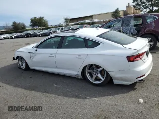 2018 Audi A5 Sportback Premium with VIN WAUDNCF52JA039673, listed as a Copart auction lot 45056245 with 0 mi miles and Clean Title. Bid and sale history available at carsss.com. Image 2.