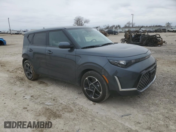2024 Kia Soul EX with VIN KNDJ33AU5R7921312, listed as a Copart auction lot 46364945 with 7,408 mi miles and Salvage Title. Bid and sale history available at carsss.com. Image 4.