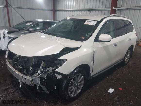 2015 Nissan Pathfinder Platinum with VIN 5N1AR2MM6FC611205, listed as a IAAI auction lot 41556344 with 86,366 mi miles. Bid and sale history available at carsss.com. Image 17.