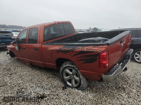 2008 Dodge 1500 SLT with VIN 1D7HU18208S615981, listed as a Copart auction lot 46594765 with 198,406 mi miles and Clean Title. Bid and sale history available at carsss.com. Image 2.