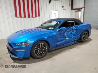 2021 Ford Mustang EcoBoost z VIN 1FATP8UH1M5116183, wystawiony jako Copart lot #83810394 z przebiegiem 52 940 mil mil oraz Szkoda całkowita • Salvage title. Historia ofert i sprzedaży dostępna na DreamBid. Obrazek 1.