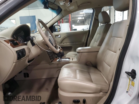 2007 Ford Five Hundred Limited with VIN 1FAHP25127G156270, listed as a Copart auction lot 57821885 with 45,796 mi miles and Salvage title. Bid and sale history available at DreamBid. Image 7.