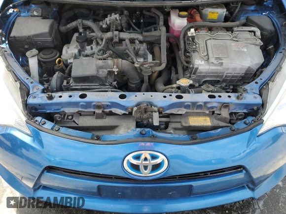 2014 Toyota Prius One with VIN JTDKDTB38E1568326, listed as a Copart auction lot 54869445 with 156,858 mi miles and Salvage Title. Bid and sale history available at DreamBid. Image 12.
