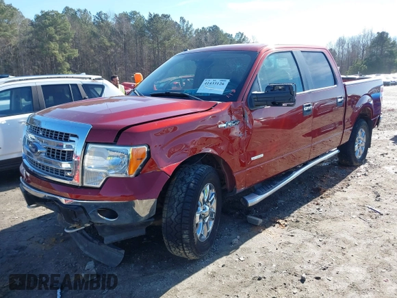 2014 Ford F-150 XL with VIN 1FTFW1ET4EKF92189, listed as a IAAI auction lot 41433126 with 191,591 mi miles and . Bid and sale history available at carsss.com. Image 17.