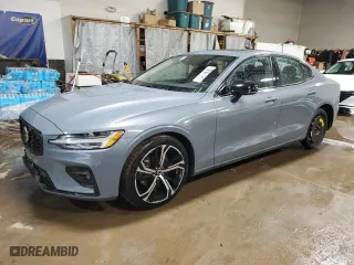 2024 Volvo S60 Core Dark Theme with VIN 7JRL12TK6RG323395, listed as a Copart auction lot 51018835 with 18,299 mi miles and Clean Title. Bid and sale history available at carsss.com. Image 1.