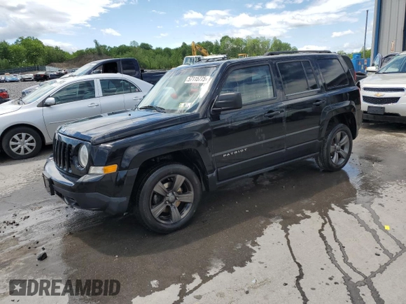 2014 Jeep Patriot Latitude z VIN 1C4NJPFA8ED679463, wystawiony jako Copart lot #57115775 z przebiegiem 183 218 mil mil oraz Szkoda całkowita • Salvage title. Historia ofert i sprzedaży dostępna na DreamBid. Obrazek 1.